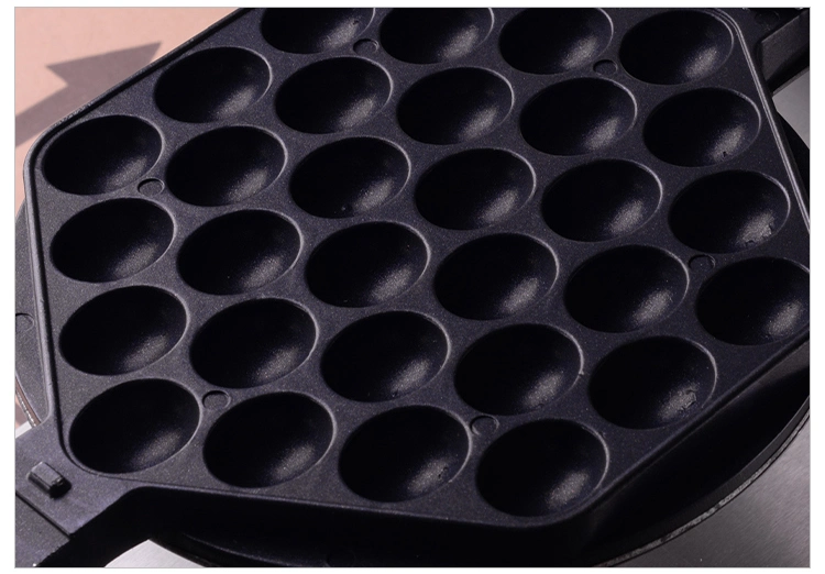 Commercial Stainless Steel Gas Egg Waffle Baker Non Stick Pan Hot Sale