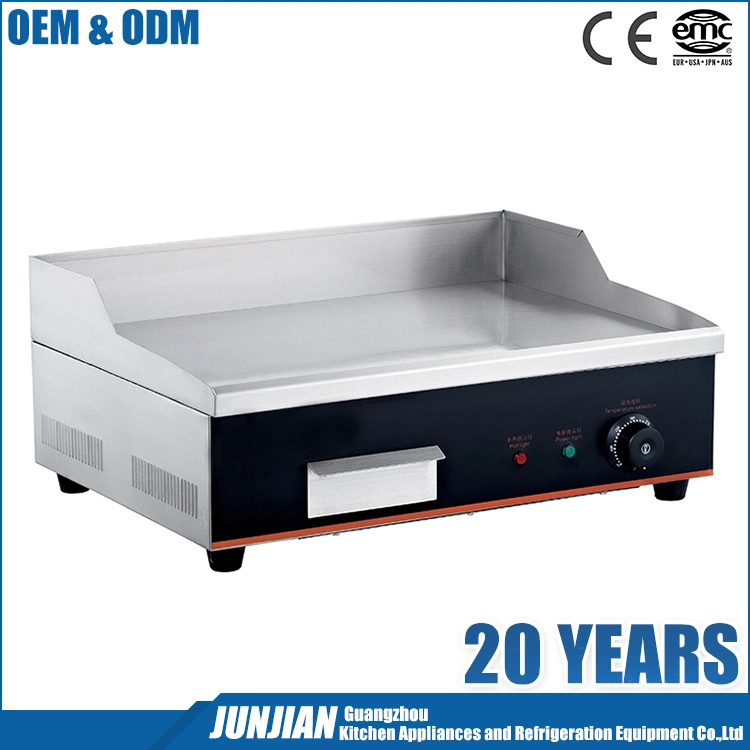 Industrial Counter Top Electric Griddle / LPG Kitchen Equipment Gas Teppanyaki Griddle