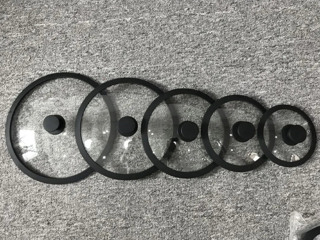 Eco Friendly Microwave Oven Cover Glass Cookware Lid with Knob