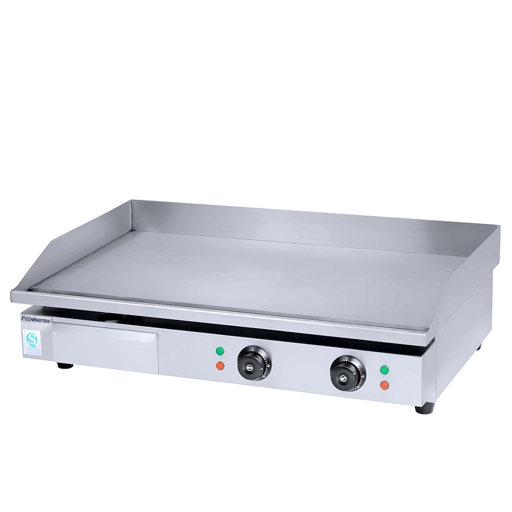 Commercial Kitchen Equipment Table-Top All Flat Electric Grill Griddle