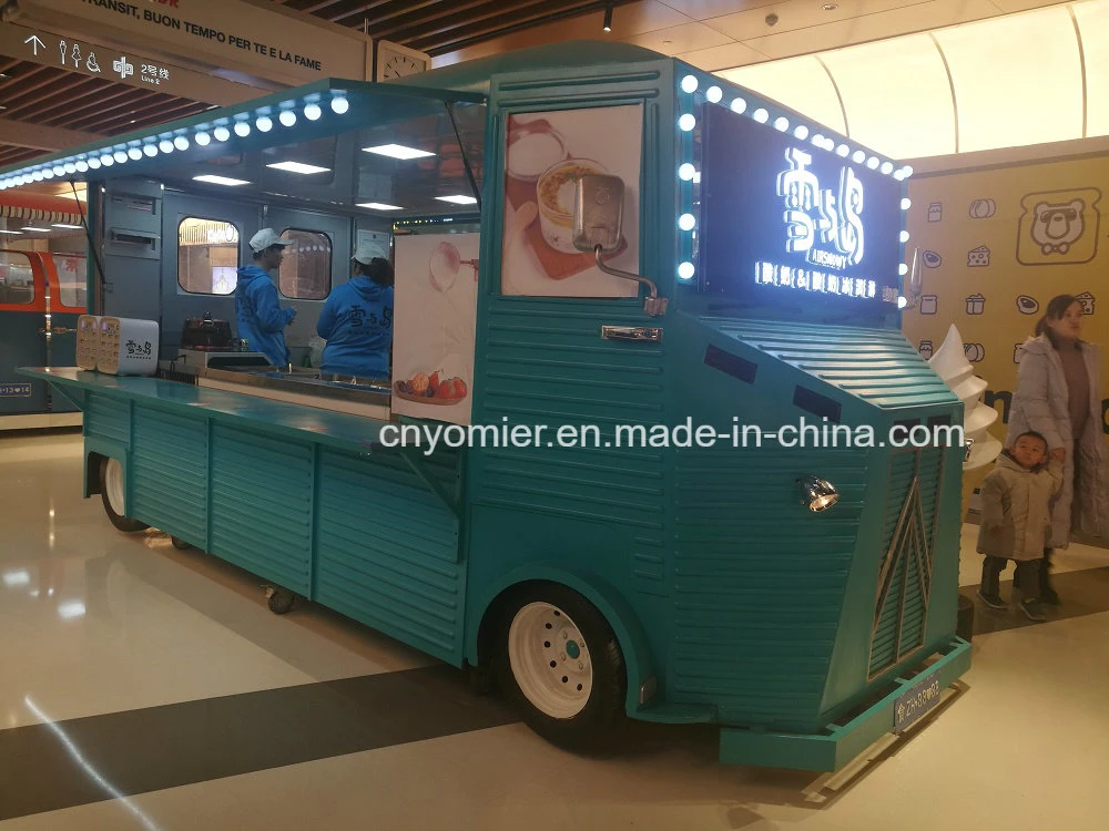 Electric Mobile Gas Griddle Fryer Truck