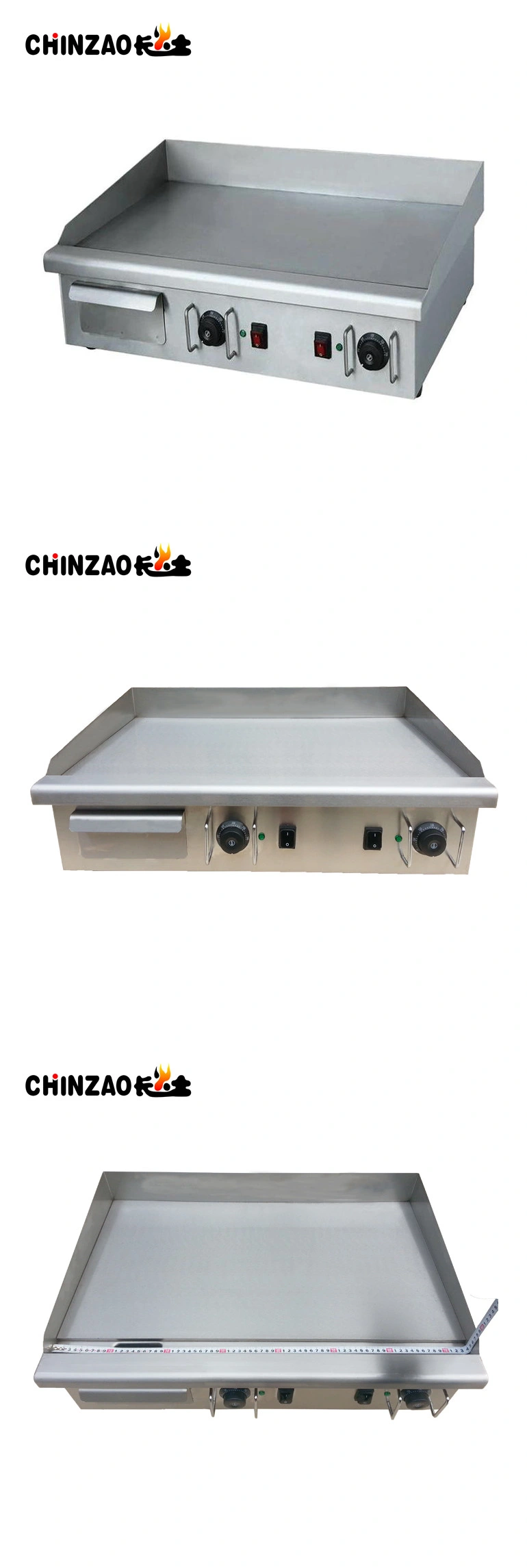 Zhejiang Stainless Steel Paster Griddle Fast Food Griddle Teppanyaki Griddle