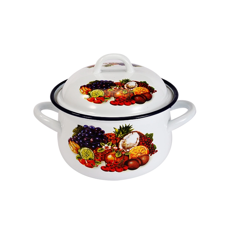 New Design Cast Iron Enamel Casserole Set Cookware Pot Enamelware Wholesale