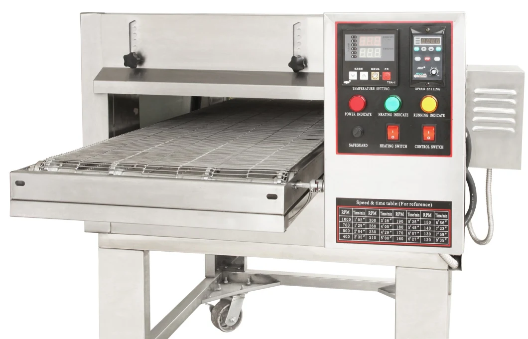 Commercial Baking Pizza Ovens, Stainless Steel Electric Conveyor Pizza Dome Ovens