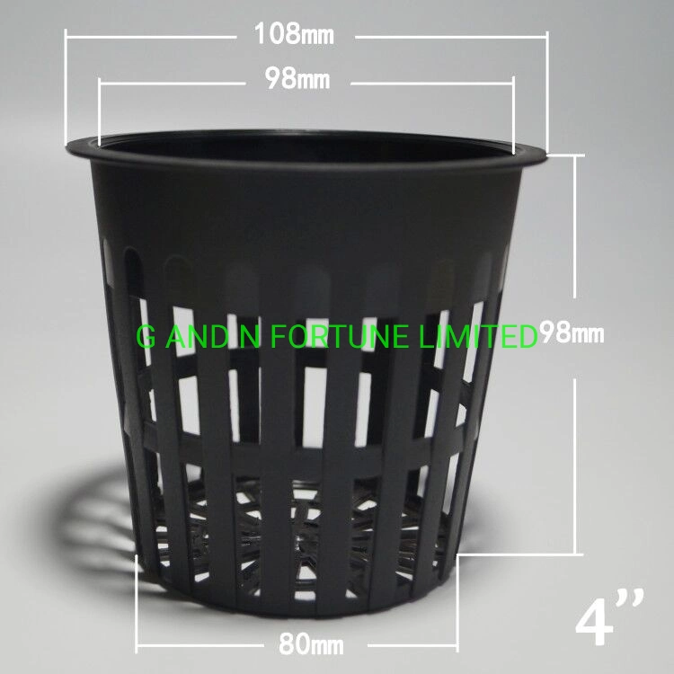 4 Inch Hydroponic Plastic Net Pot Basket for Dutch Bucket