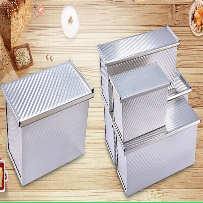 Customized Size Nonstick Pullman Bread Loaf Pan Fluted Pan