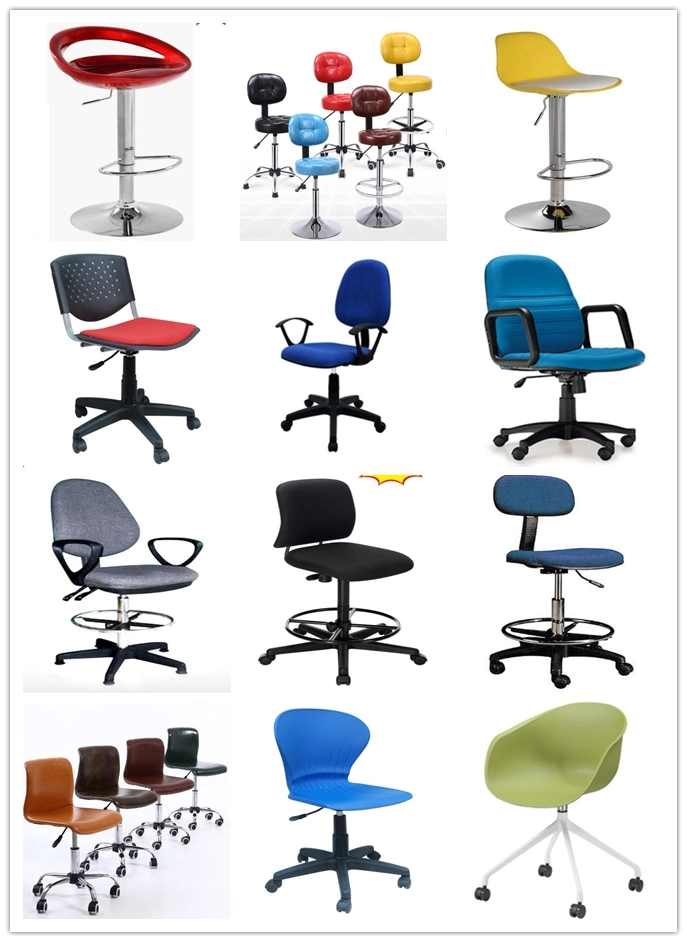 Two Handles Mechanism Fabric Office Computer Plastic Chair