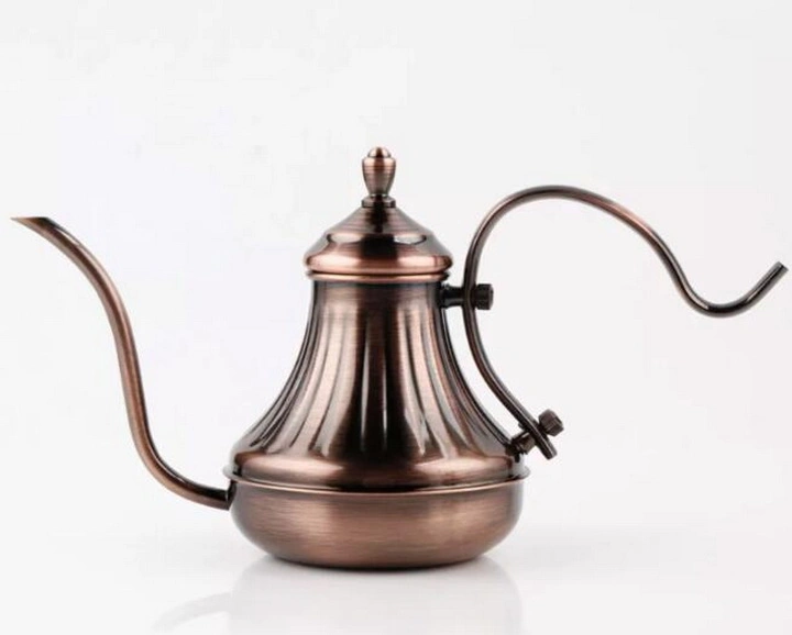 Factory Made Strictly Checked Cast Iron Brass Coffee Pot Thermal Coffee Pot