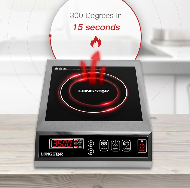 Cheap 3500W Commercial Induction Wok Touch Screen for Induction Cooker