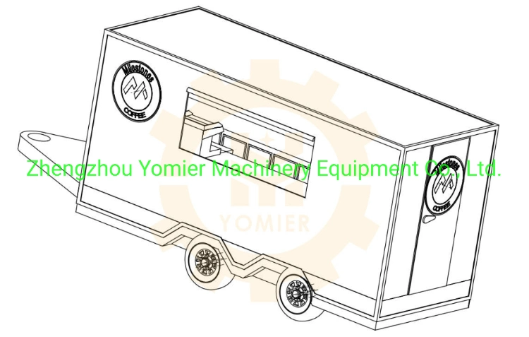 Australian Standard Mobile Gas Griddle Fryer Food Truck From China Top Manufacturer