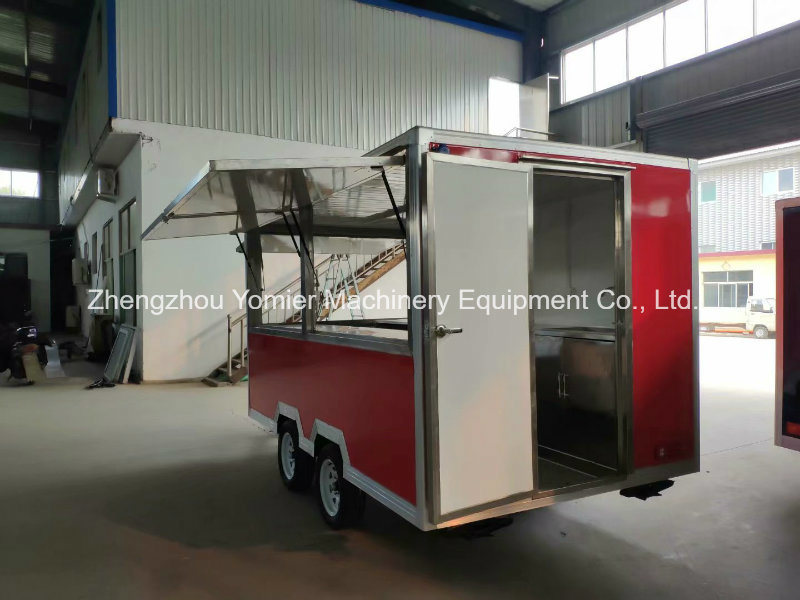 New Designed Gas Griddle Fryer Food Trailer in America