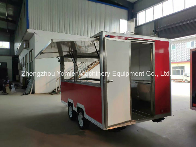 New Designed Gas Griddle Fryer Food Trailer in America