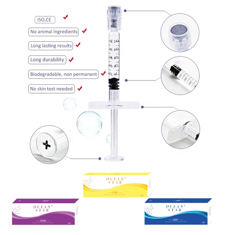 Lip Filler Injections Lip Cross Linked Hyaluronic Acid Filler 1ml