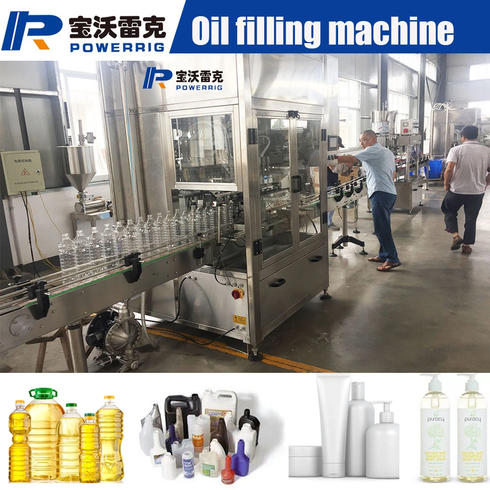 High Filling Precision Edible Oil Bottle Filling Machine
