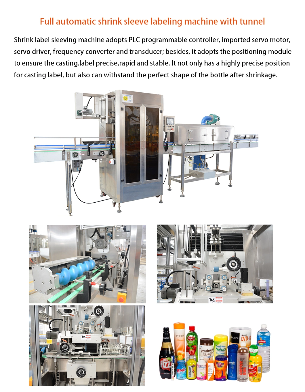 Bottle Filling Machinery for Beverage Plant Juice Hot Filling Machine