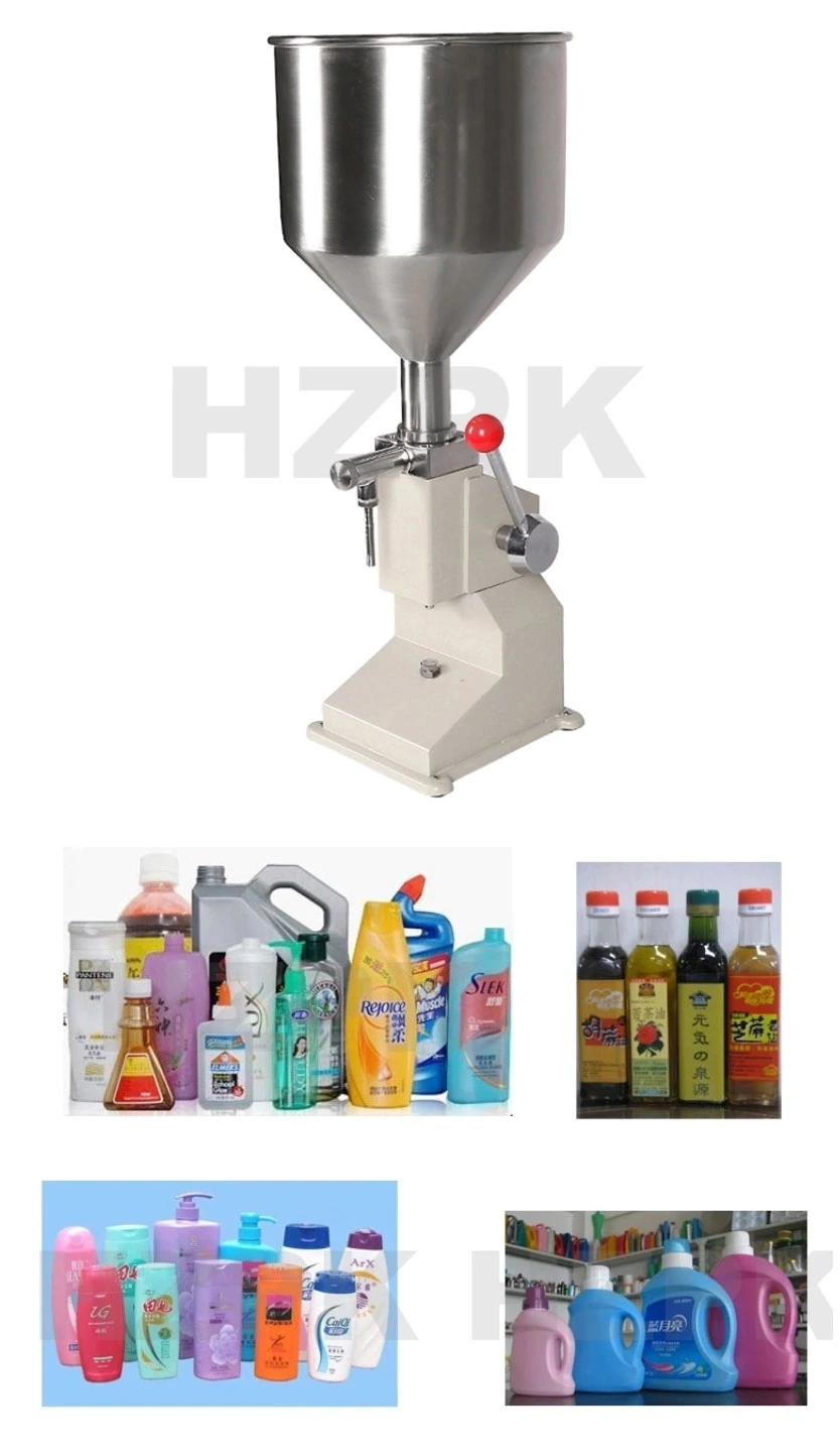 Hzpk Manual Cream Paste Filling Machine Cream Filler