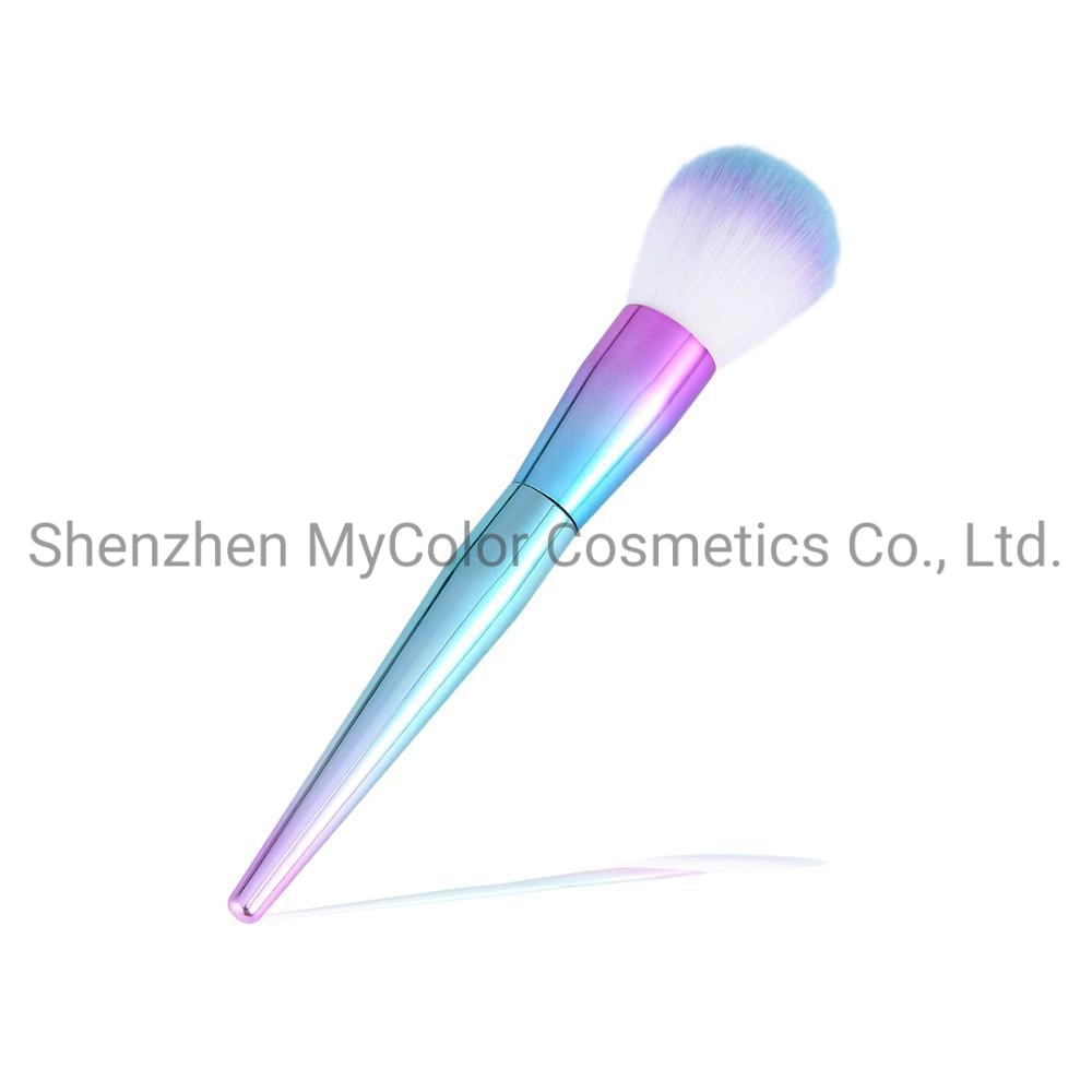 Pink Blue Gradient Makeup Brushes Loose Powder Brush Blush Brush