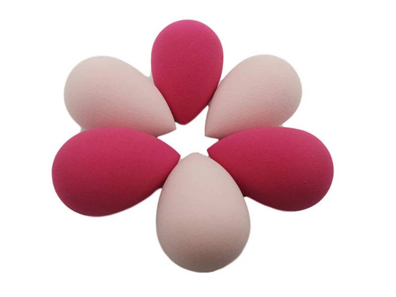 Wholesale Market Cosmetic Waterdrop Shape Non-Latex Cosmetic Powder Puff and Makeup Sponges