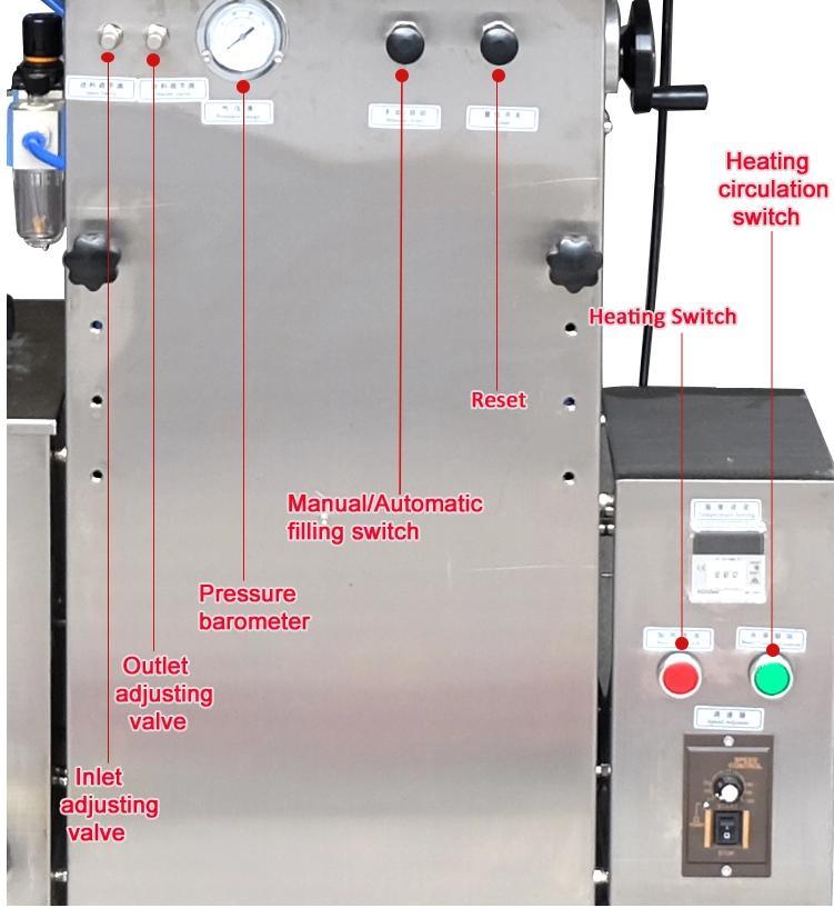 High Precision Semi Automatic Candle Wax Hot Heated Filling Machine