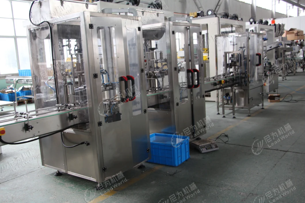 Automatic Linear Type Viscous Liquid Cream Lotion Cosmetic Filling Machine