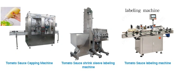 Industrial Automatic Apple Vinegar Soy Sauce Filling Machine Capping Machine Labeling Machine Line