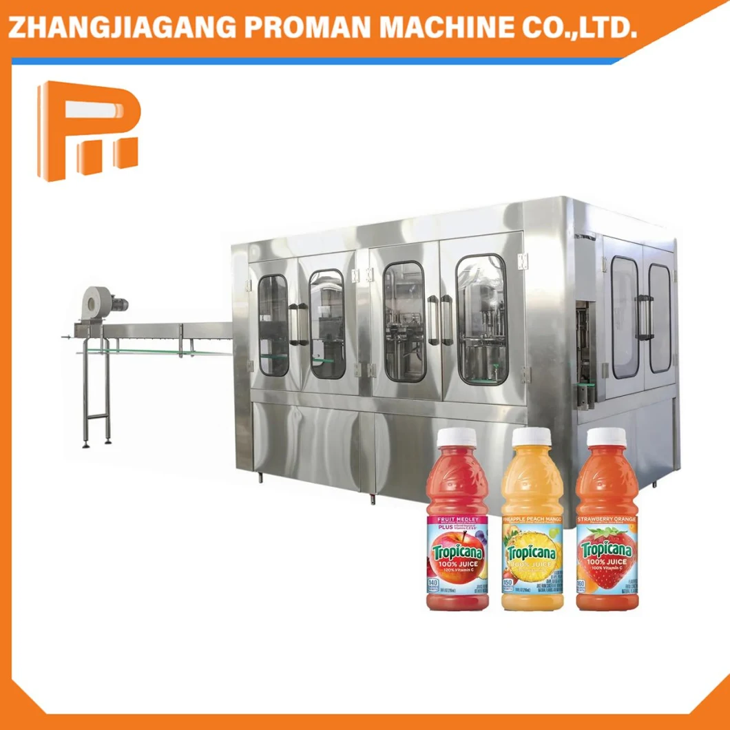 Factory Price Fully Automatic High Speed Juice Bottle Filling Machine