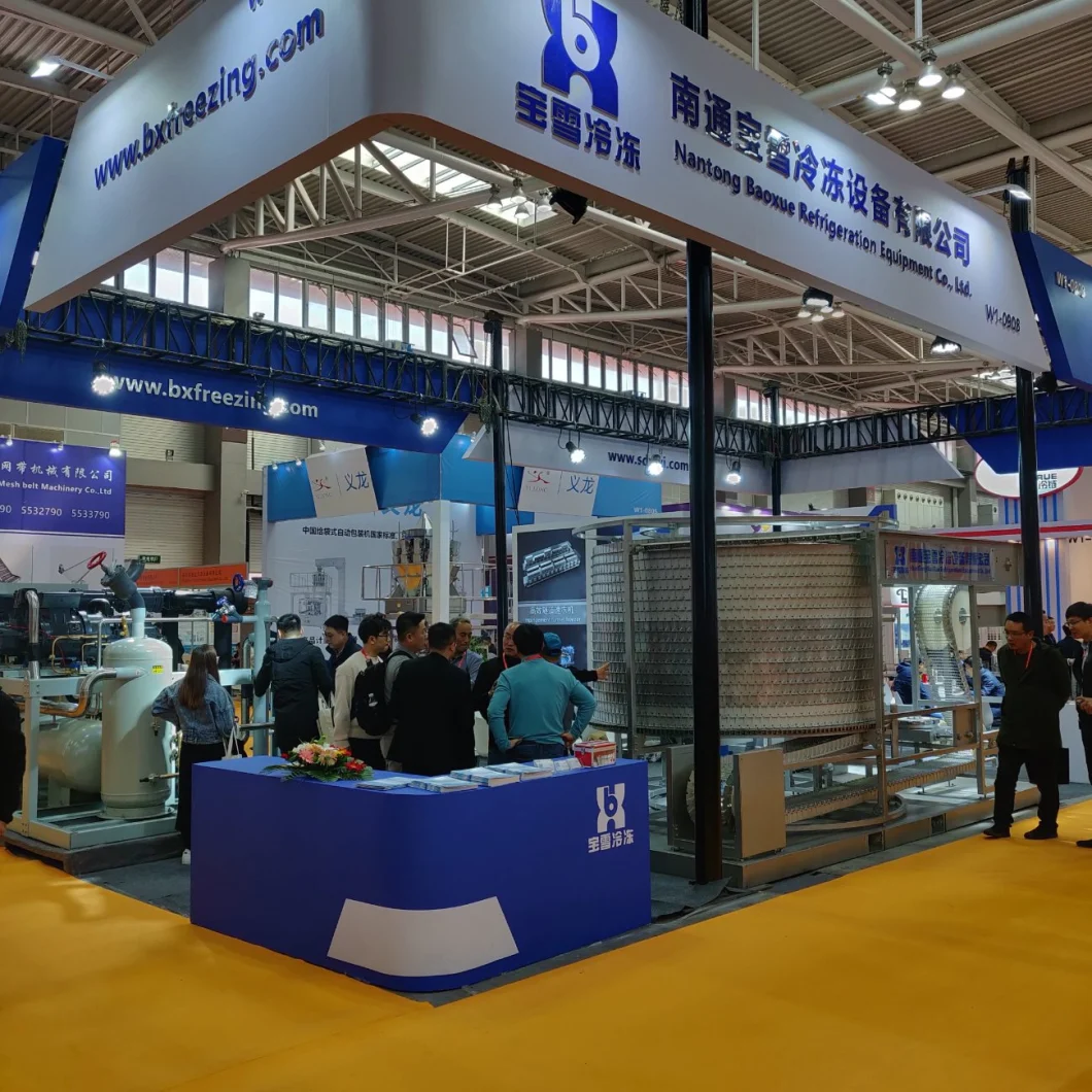 China Tunnel Freezer Industrial Freezer IQF Fluidized Freezer