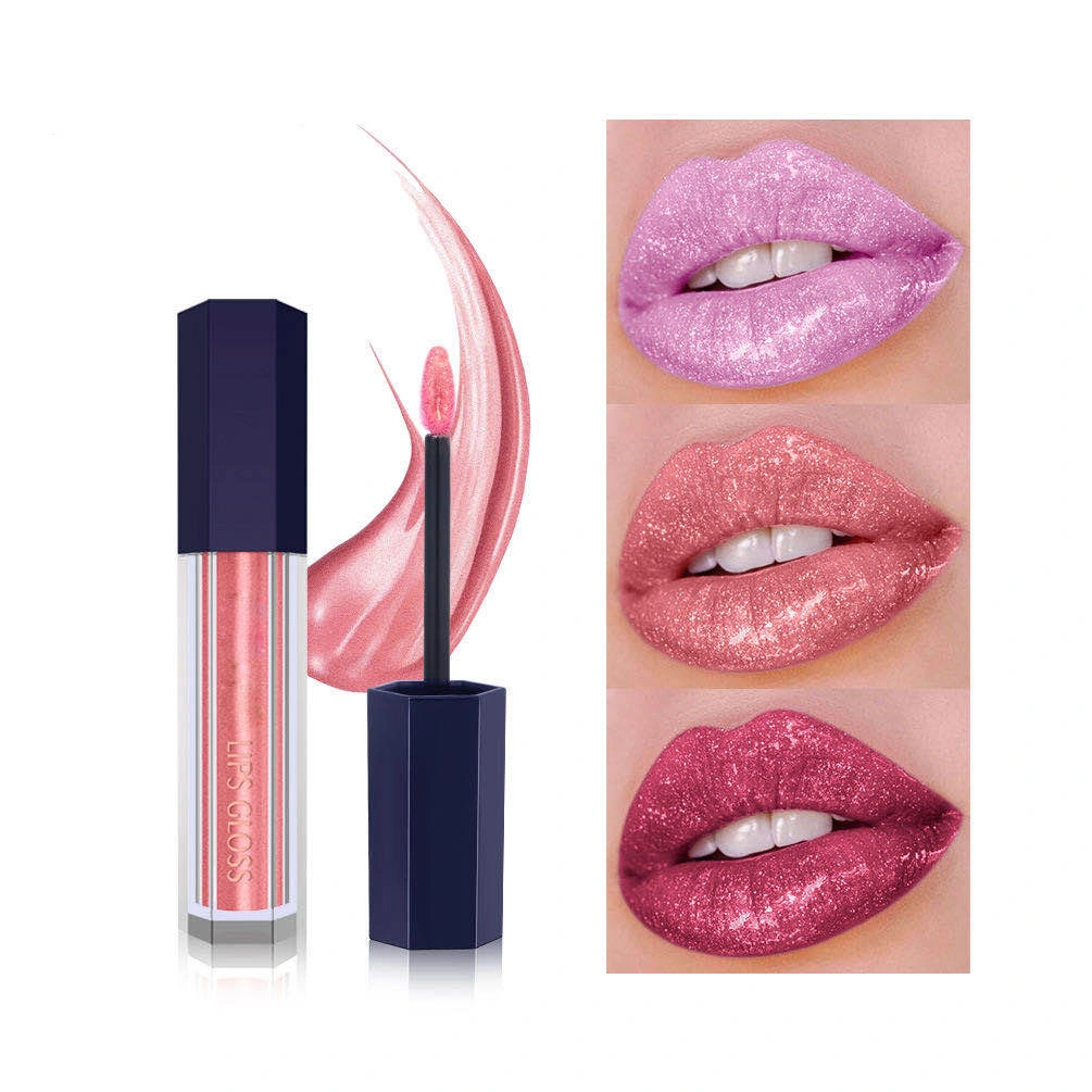 Holographic Glitter Lipgloss Wholesale OEM Cosmetics Lipgloss Glitter Private Label Custom Lip Gloss Vendor