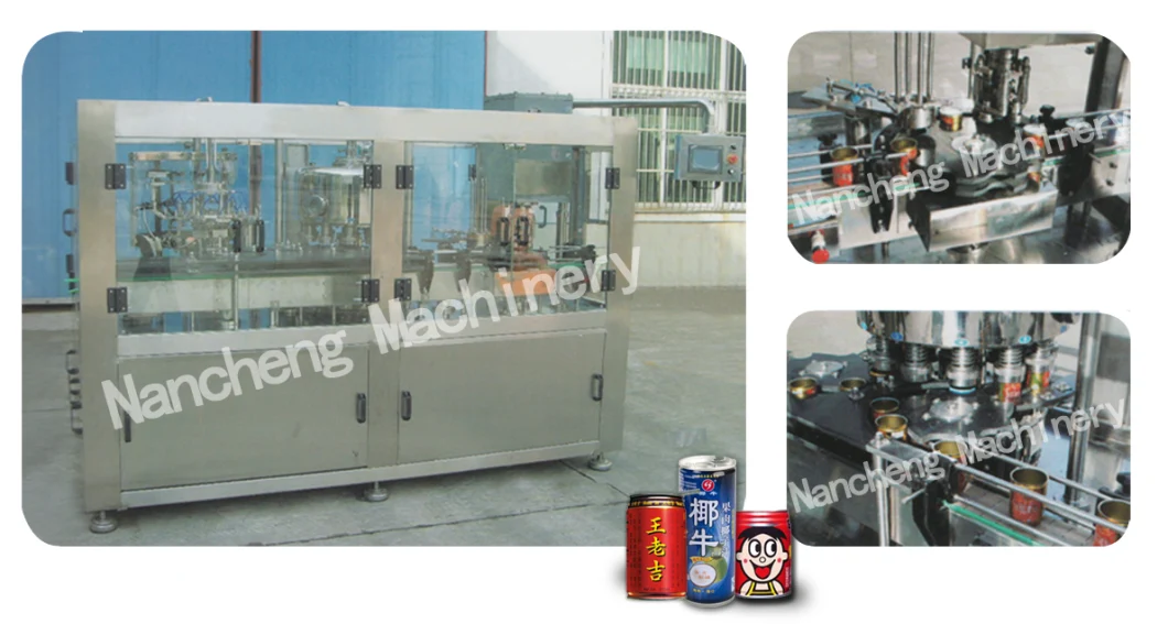 Soda Can Sealing Machine Soft Drink Can Filling and Sealing Machine