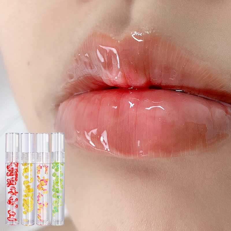 Custom Private Label Vegan Fruit Lipgloss Vendor Kids Nude Clear Lip Gloss