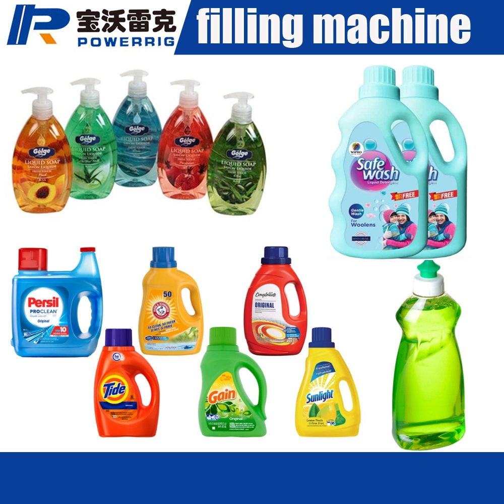 Hot Sale Linear Type Liquid Soap Filling Machine with SGS and Ce Certification