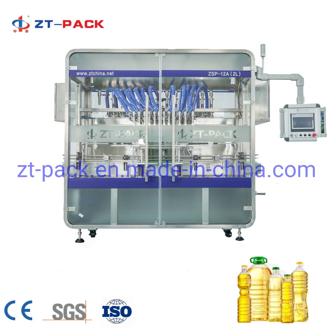 High Accuracy Made in China Piston Servo Motor Filling Machine for High Viscousity Liquid