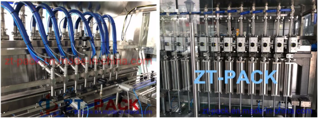 High Precision PLC Controled Servo Filling Machine for Plastic Bottle High Viscous Liquid