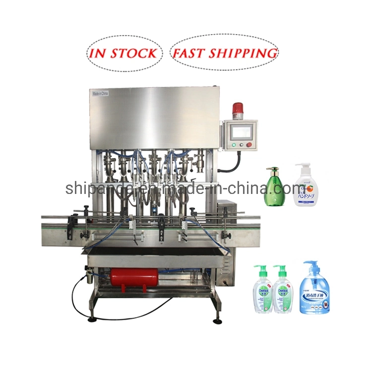 Automatic Bleaching / Antiseptic / Liquid Soap Filling and Sealing Labeling Machine / Filling Machine