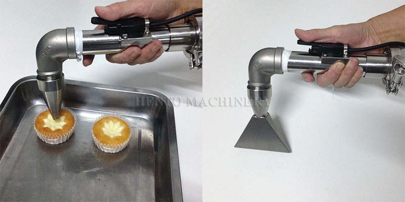 High Efficiency Puff Cream Filling Machine / Donut Ice Cream Filling Machine / Chocolate Cream Filling Machine