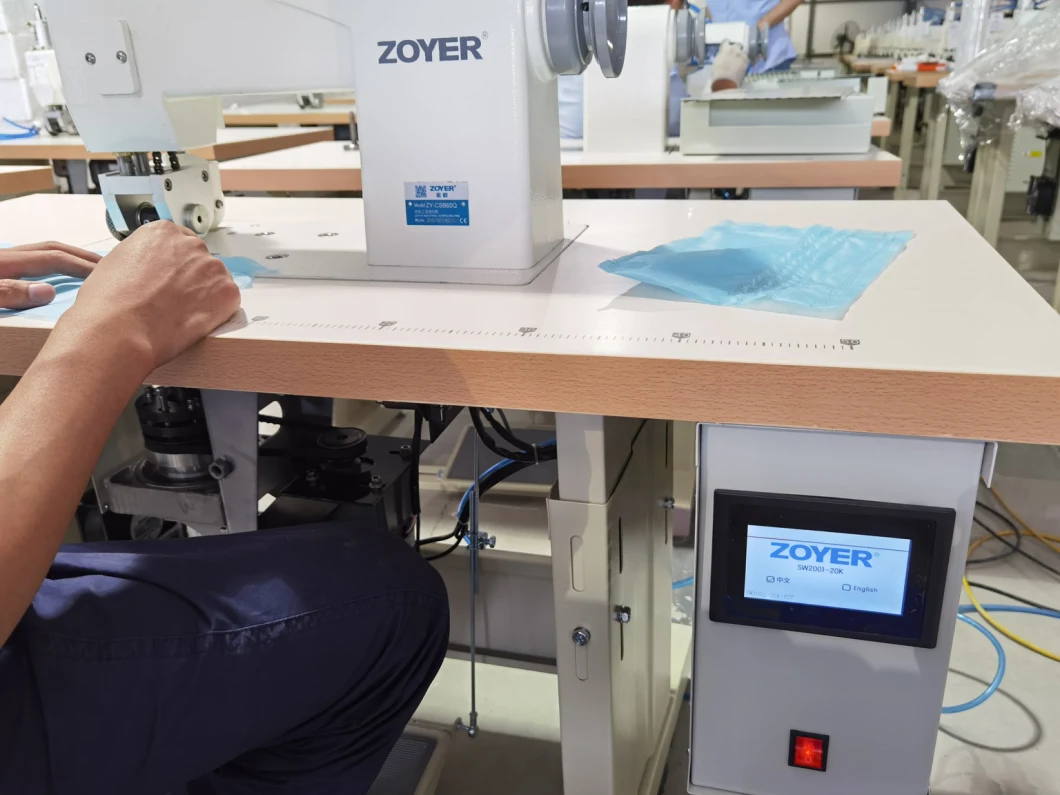 Zy-Csb60q Ultrasonic Lace Sewing Machine Lace Machine Surgical Clothing Edge Pressing Hot Melt Bonding