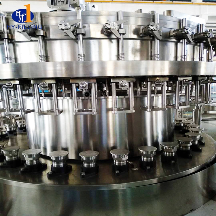 Automatic Glass Bottle Juice Beer Filling Capping and Labeling Machine