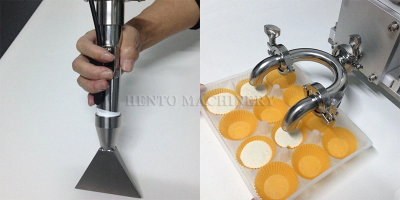 High Efficiency Puff Cream Filling Machine / Donut Ice Cream Filling Machine / Chocolate Cream Filling Machine