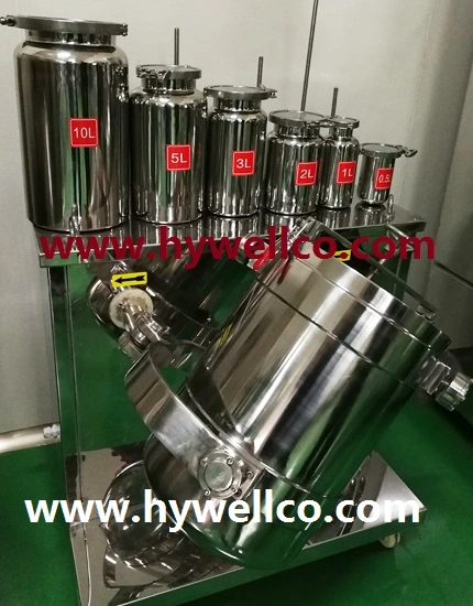 High Efficiency Three Dimension Dry Powder Blender Unit for Food/Medicine /Chemical Factory