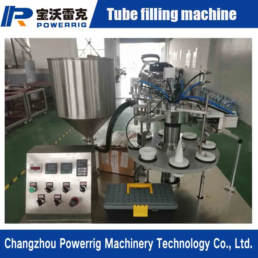 High Accuracy Semi-Automatic Cream Filling Machine with Mixer and Heater