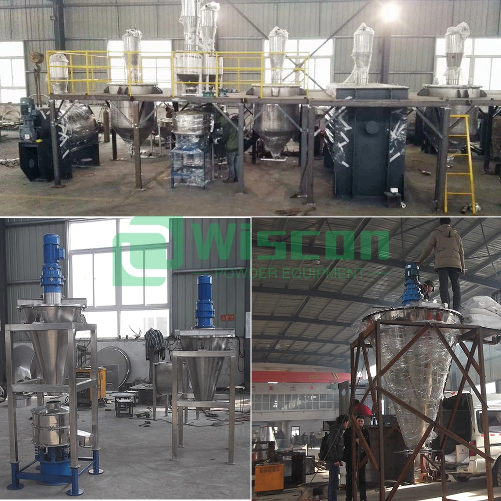 Dsh Vertical Ribbon Mixer Conical Screw Helical Dry Powder Mixer