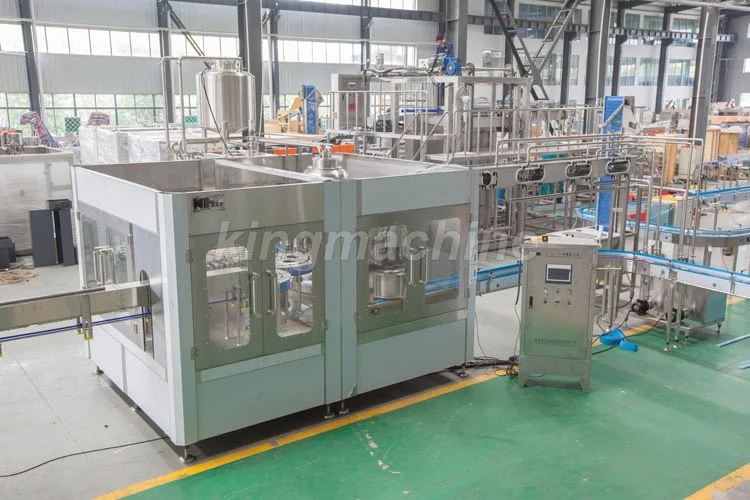 Automatic Dairy Drink Beverage Hot Filling Machine Soy Milk Bottling Capping and Labeling Packaging Machine