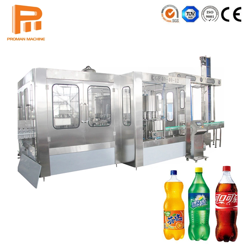 High Speed Glass Bottle Filling and Sealing Machine for Beer Carbonated Beverage