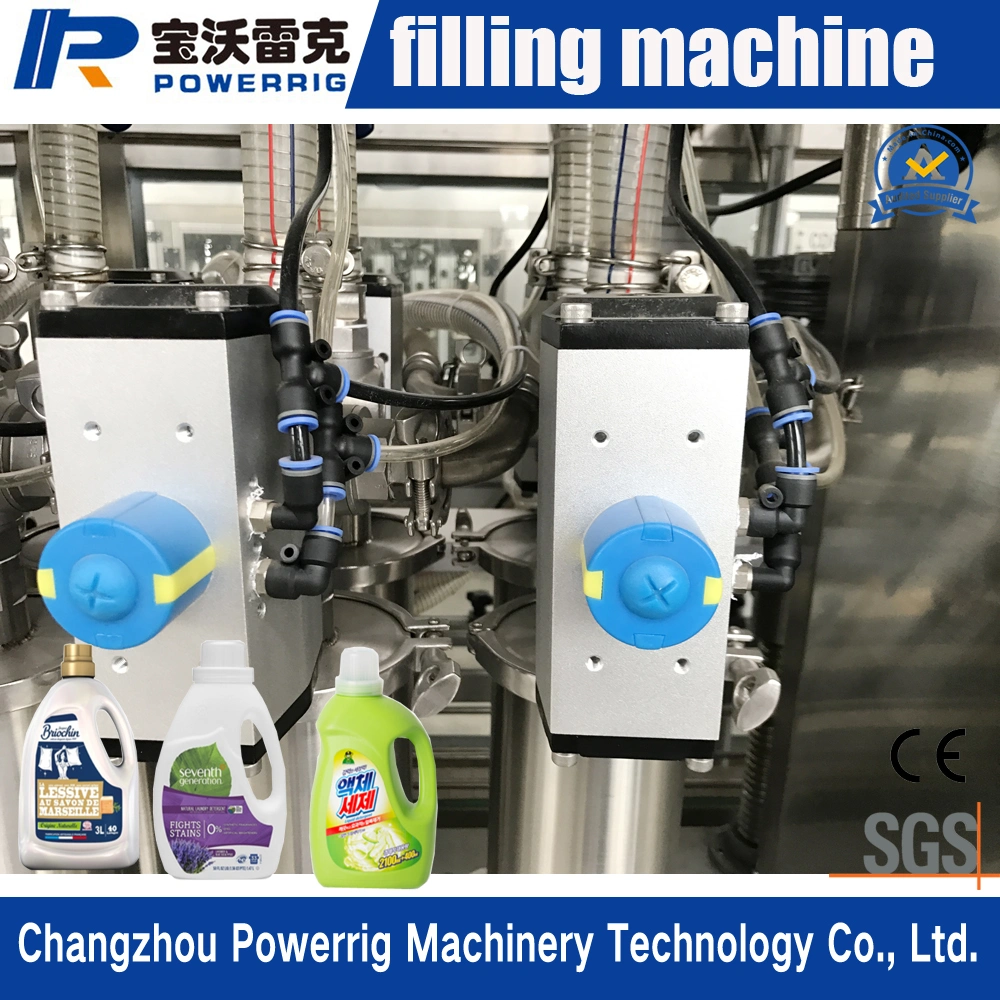 Hot Sale Linear Type Liquid Soap Filling Machine with SGS and Ce Certification