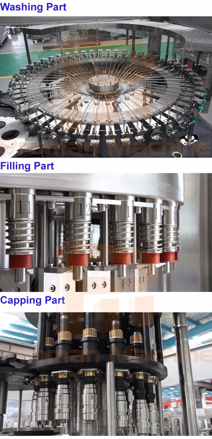 Bottled Water Filling Line / Mineral Water Bottling Plant / 3-in-1 Complete Filling Production Line