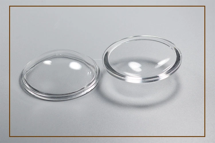 Pressed Glass Optical Lens Molded Pressed Glass Convex Lens