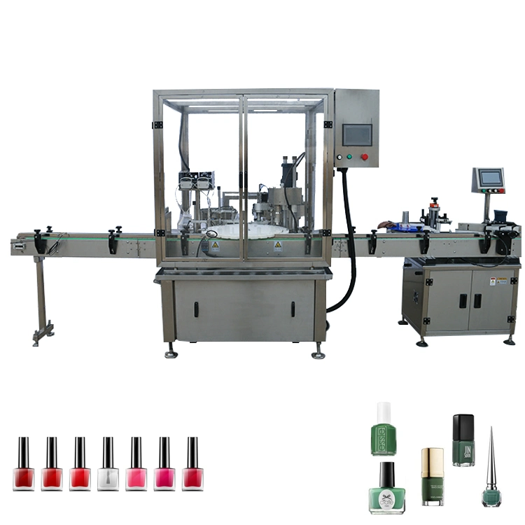 Automatic Nail Polish Filling and Labeling Machine with Factory Price