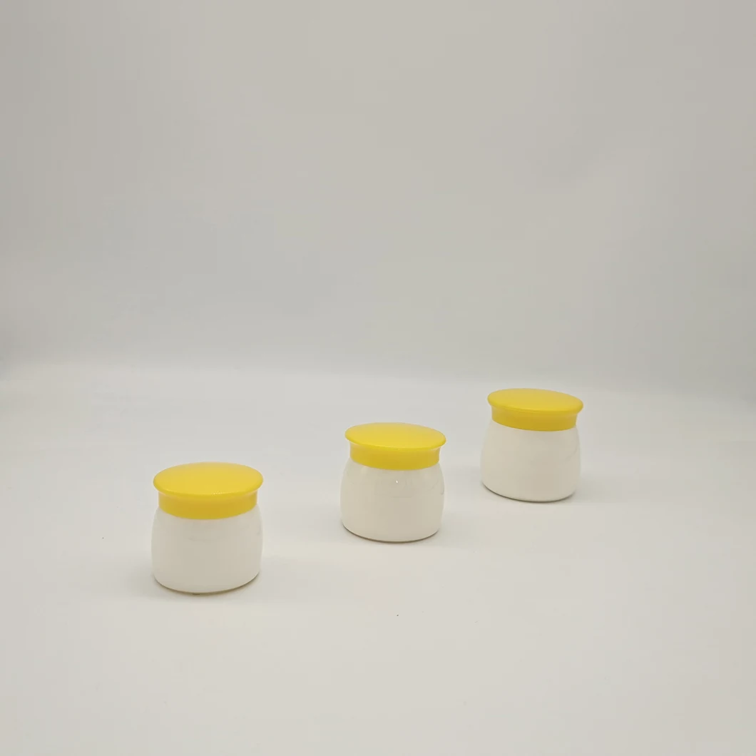 Empty Plastic Cosmetic Jars 10g 20g 30g 50g PP Cream Face Jars White Plastic Cosmetic Jars