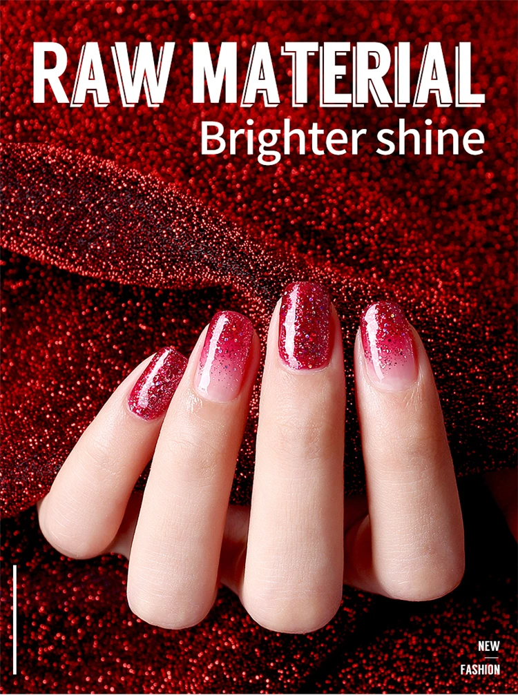 Girl Fashion Shiny Gel Polish for Nail Art OEM Free Samples Nail Art UV Gel Polish