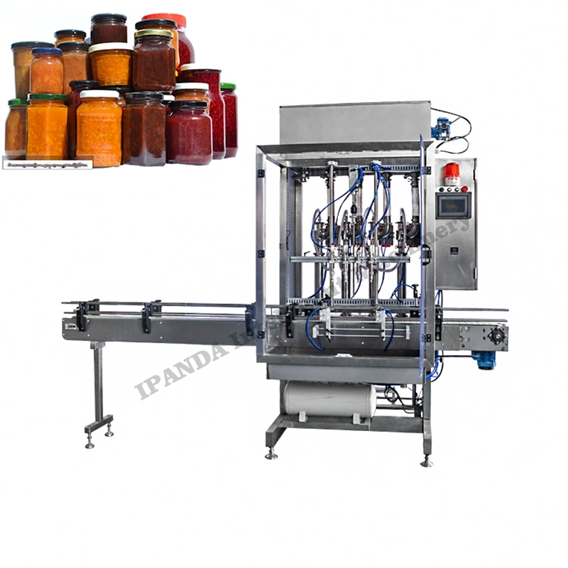 Automatic Bottle Hot Sauce Filling Machine Mayonnaise Filling Machine
